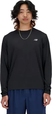 Produktbild von New Balance Athletics Langarm-t-shirt Schwarz S Herren Schwarz S