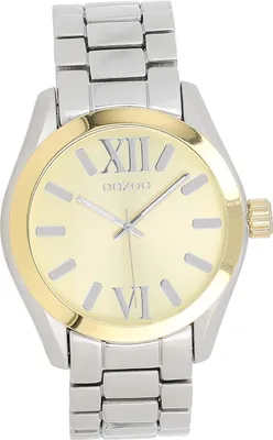 Produktbild von Oozoo Damen-Herren Uhr Analog Quarzuhr Armband silber Vintage Series D2UOC5717A