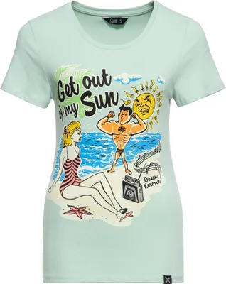 Produktbild von Queen Kerosin T-Shirt - Get Out Of My Sun Mint L