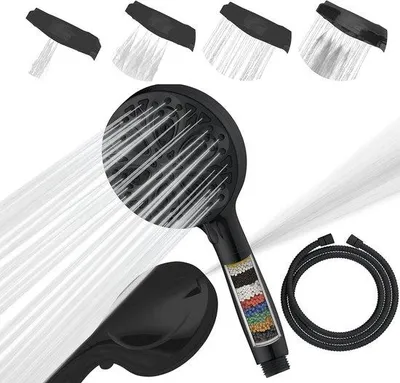 Obrázek produktu pro Černá sprcha s filtrem a 10 nastaveními,