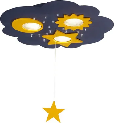 Produktbild von Kinderzimmerleuchte Strea LED & Energiespar Deckenleuchte Sternenhimmel GX53