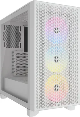 Immagine prodotto di CORSAIR Geh Midi 3000D RGB Airflow (Tempered Glass) White