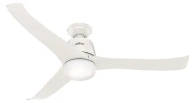 Immagine prodotto di Ventilatore da soffitto con luce e telecomando Harmony Bianco 137 cm