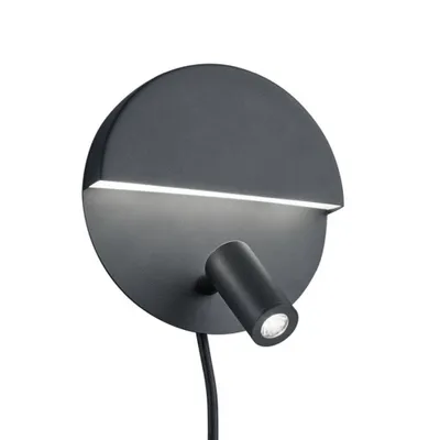 Zdjęcie produktu dla Kinkiet ścienny lampa MARIO czarny Trio 222370232