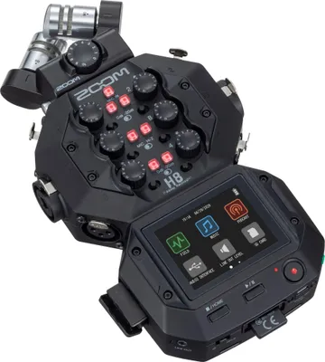 Produktbild von Zoom H8, 24 Bit, 96 kHz, Schwarz, 116,4 x 163,3 x 48,6 mm, 354 g