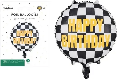 Obrázok produktu pre PartyDeco FB220, Hračkársky balón, Fólie, Viacfarebný, Vzor, Narodeniny, Univerzálne