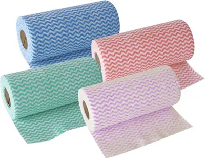 Produktbild von Wischfixtuch 1750 cm x 18 cm farbig sortiert 50 Blatt perforiert