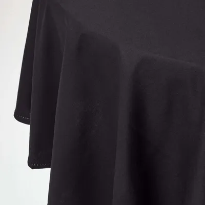 Immagine prodotto di Tovaglia HOMESCAPES nera rotonda 178 cm, 100% cotone