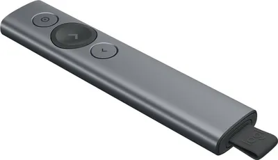 Zdjęcie produktu dla Logitech Spotlight, Bluetooth/RF, USB, 30 m, Szary