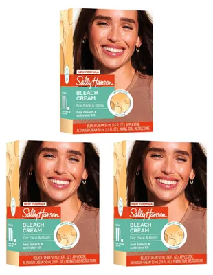 Productafbeelding van Sally Hansen Bleekcrème - 3-delig pakket - Alternatief voor haarentferning - Werkt snel