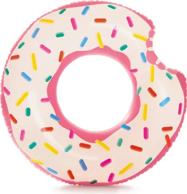 Produktbild von Intex | Schwimmring Donut | Erdbeer-Design | 107 x 99 cm | Mehrfarbig | ideal für Pool und Strand
