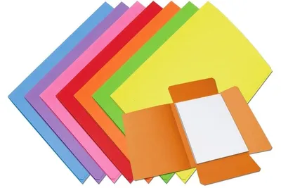 Obrázek produktu pro Mapa odkládací A4 Classic 253, tříklopá, eko karton, 240 g/m2, oranžová, 50 ks