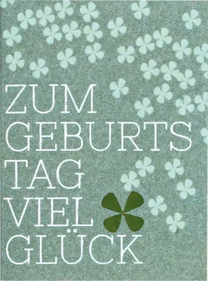 Produktbild von Minikarte "Zum Geburtstag viel Glück"