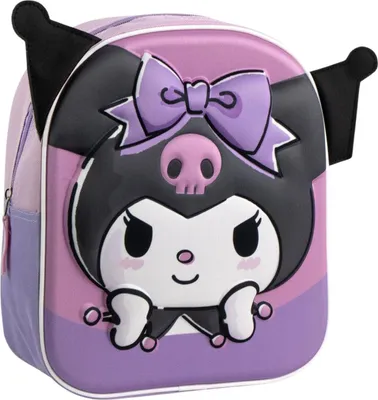 Zdjęcie produktu dla CERDÀę - Plecak 3D Hello Kitty Kuromi 28cm - Oficjalny Produkt Szkolny