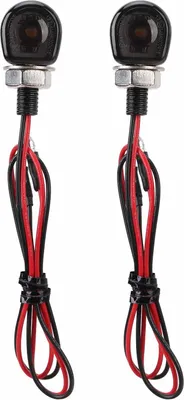 Obrázok produktu pre Svetlo na riadidlách LED otočného signálu DC12V Retro Mini Vodotesné Zvýšená viditeľnosť pre motocykel ATV Black Shell