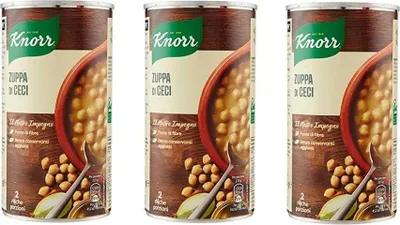 Produktbild von 3x Knorr Zuppa di Ceci Kichererbsensuppe 500 g Langsam gekocht
