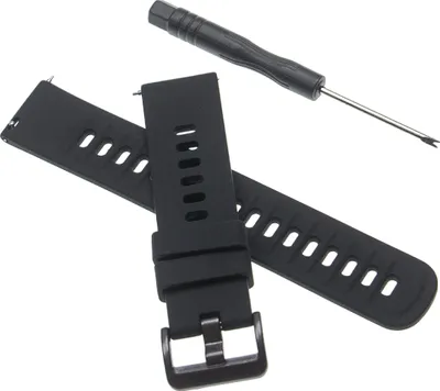 Produktbild von vhbw Ersatz Armband kompatibel mit Amazfit Neo Fitnessuhr, Smartwatch - 12 + 8,5 cm Silikon schwarz
