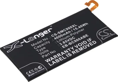 Immagine prodotto di TECHTEK Batteria compatibile con [Samsung] Galaxy C9 Pro, Galaxy C9 Pro Duos, Galaxy C9 Pro Duos TD-LTE, SM-C9000, SM-C9008, SM-C900F/DS, SM-C900Y/DS