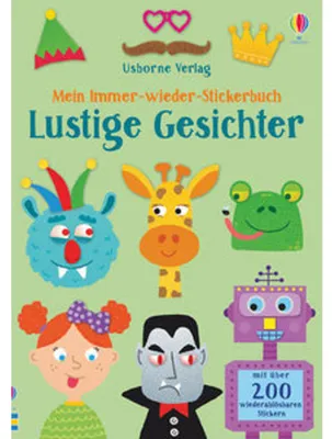 Obrázok produktu pre Mein Immer-wieder-Stickerbuch: Lustige Gesichter