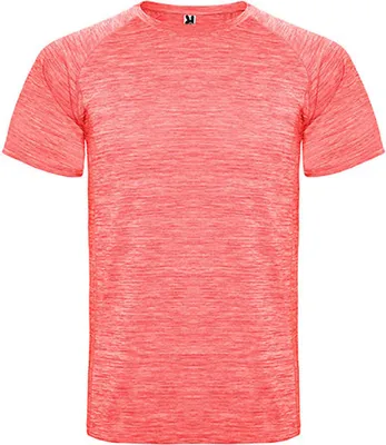 Produktbild von Roly Sport CA6654 | MenŽs Austin T-Shirt S bis XXL - Farbe: Heather Fluor Coral 244 - Größe: XXL
