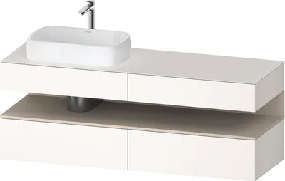 Produktbild von DURAVIT QA4777083840010 QTG KWTU WH Ek. 1600x550x600 Wß Smt H