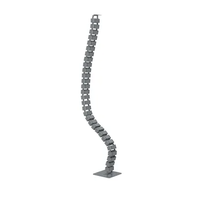 Produktbild von Weiße Kabelabdeckung Kabelrücken schwarz 132,5 cm Organizer