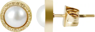 Produktbild von Akzent Edelstahl Ohrstecker mit Perlenimitation