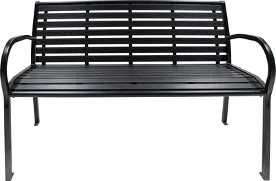 Produktbild von home24 Gartenbank - Stahl / Polywood