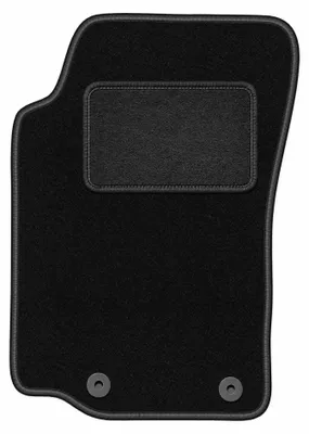 Produktbild von Fahrermatte Velours für Peugeot 306 1993-2001 (Cabrio) – 1-tlg, Schwarz, passgenau – Wielganizator LUX