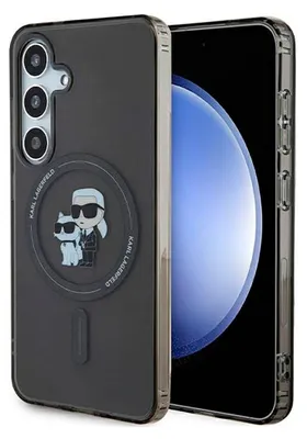 Immagine prodotto di Karl Lagerfeld Klhms24Shgkcnok S24 S921Czarny/Nero Custodia rigida Iml Karl&Choupette Magsafe