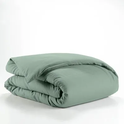 Image de Housse de couette - Douceur d'Intérieur - LINA - Coton - 200 x 140 cm - Sauge
