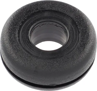 Drahtösen 15x10x1x6 mm, 20 Stück, schwarz, PVC