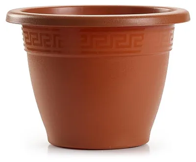 Produktbild von Plasticforte Pflanztopf - Terrakotta braun - 18x13 cm - Kunststoff