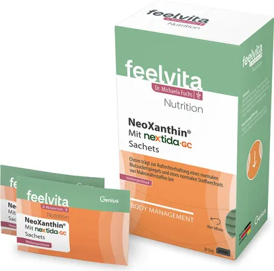 Produktbild von Genius Feelvita Nutrition NeoXanthin 28 Sachets