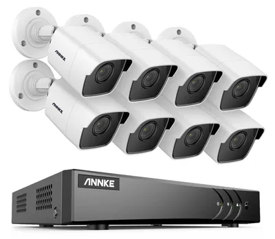 Immagine prodotto di Sistema di telecamere di sicurezza - Telecamera di sicurezza per esterni - 5MP - Telecamera per esterni con visione notturna