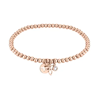 Produktbild von Fashion bronze beaded bracelet with pendants TJ-0012-B-17