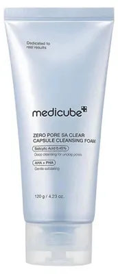 Obrázok produktu pre Medicube Zero Pore SA Clear Capsule Cleansing Foam 120 g