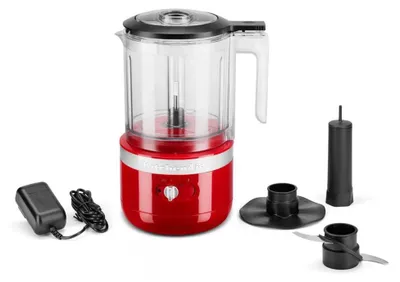 Obrázok produktu pre KitchenAid 5KFCB519EER, 1,18 L, 2600 ot/min, 3500 ot/min, Červená, Plast, Nerezová oceľ
