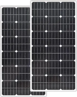 Obrázek produktu pro Solární panel, vysoká účinnost, odolná konstrukce, 2 kusy 100W