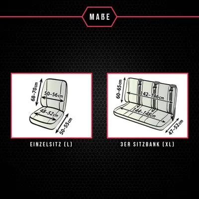 Immagine prodotto di Coprisedili per Opel Vivaro I (01-14) 7 posti SET Coprisedili per auto Coprisedili per auto