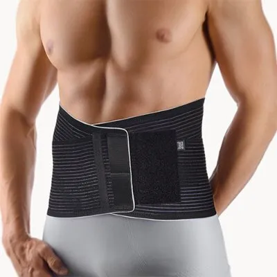 Produktbild von Bort Rückenbandage VarioBasic mit Pelotte>>>>Farbe: weiß Gr. M