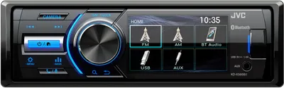 Obrázek produktu pro JVC KD-X560BT, Černá, 1 DIN, 180 W, 16 W, Otočné, AAC, MP3, WAV, WMA
