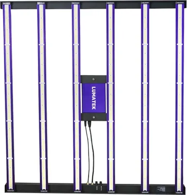 A Lumatek Zeus 600W Pro 3.1 grow light is shown against a white background.