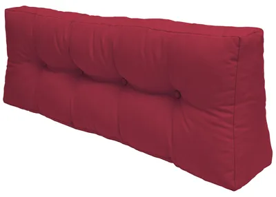 Immagine prodotto di Cuscino per panca Beautissu Cuscino per schienale da esterno ECO Elements, 120x40 cm, rosso