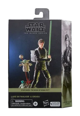 Produktbild von Hasbro - Star Wars Die Schwarze Serie Das Buch von Boba Fett Luke Skywalker und Grogu