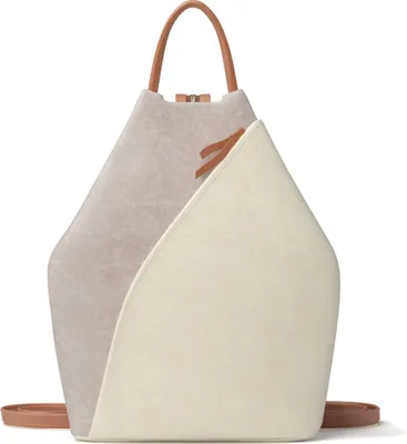 Produktbild von Damen Rucksack – Vegan, Zweifarbig & Stylisch 30620 Beige/Camel