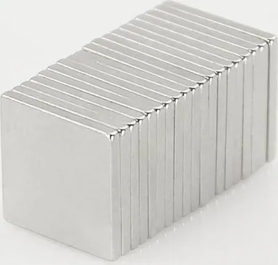 Produktbild von 5 x Oblique Unique Neodym Magnet Extrem N50 10 x 10 x 1 mm