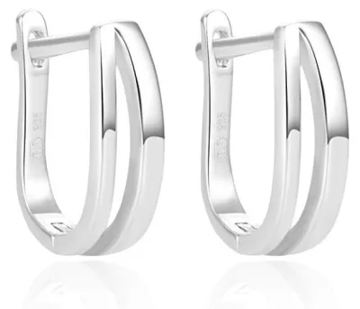 Image de Boucles d'oreilles en argent pour femmes AGUC1466