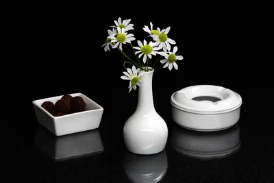 Produktbild von Vase 13cm Bianco