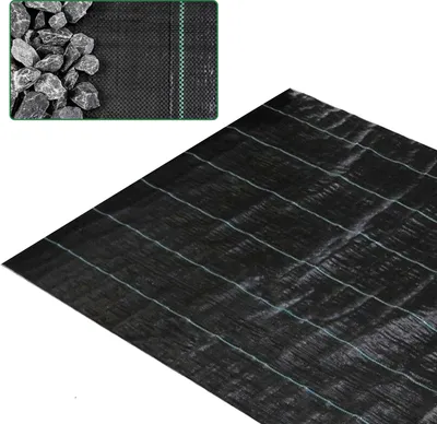 Zdjęcie produktu dla 20m² włóknina przeciw chwastom, 2m x 10m, 90g/m² włóknina ogrodowa włóknina glebowa włóknina ściółkująca, odporna na rozdarcia, ochronna folia przeciw chwastom z włókniny